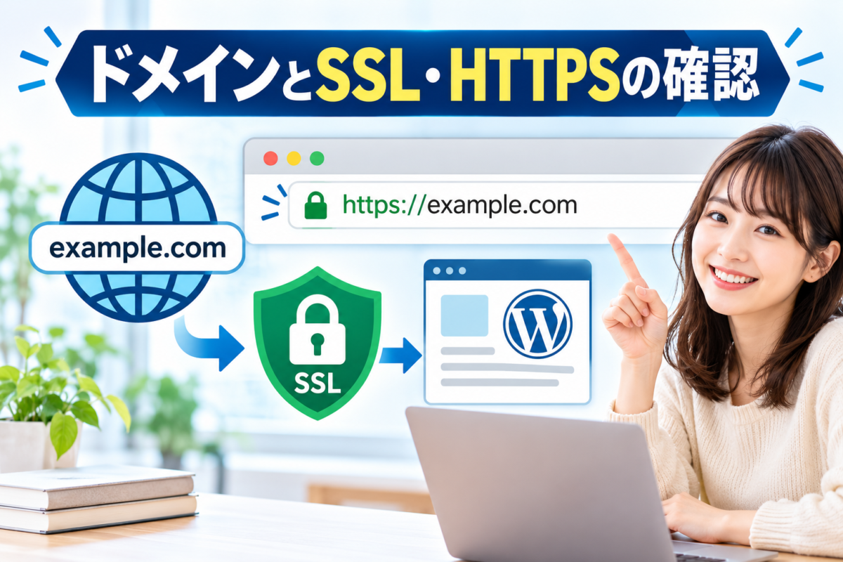 WordPressの独自ドメインとSSL・HTTPSの設定を確認する方法