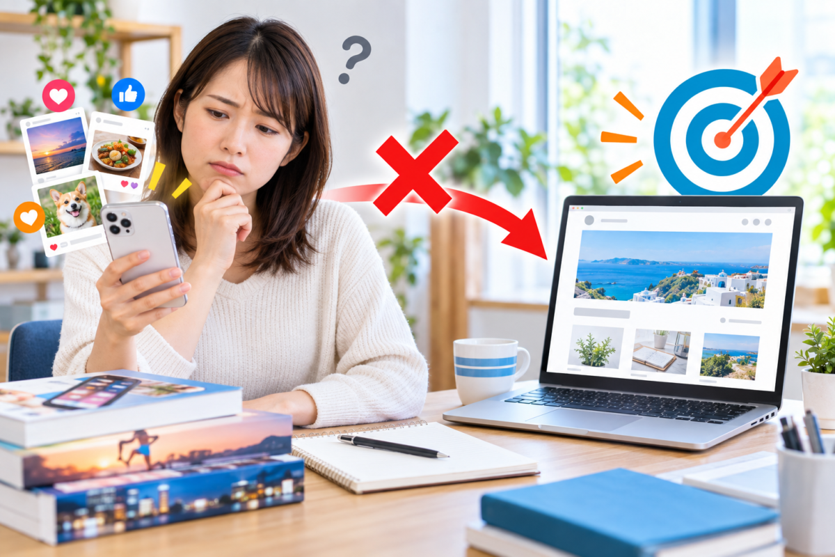 WordPressブログが目的なのにSNS中心の教材を選んでしまい学習内容の違いに悩む初心者