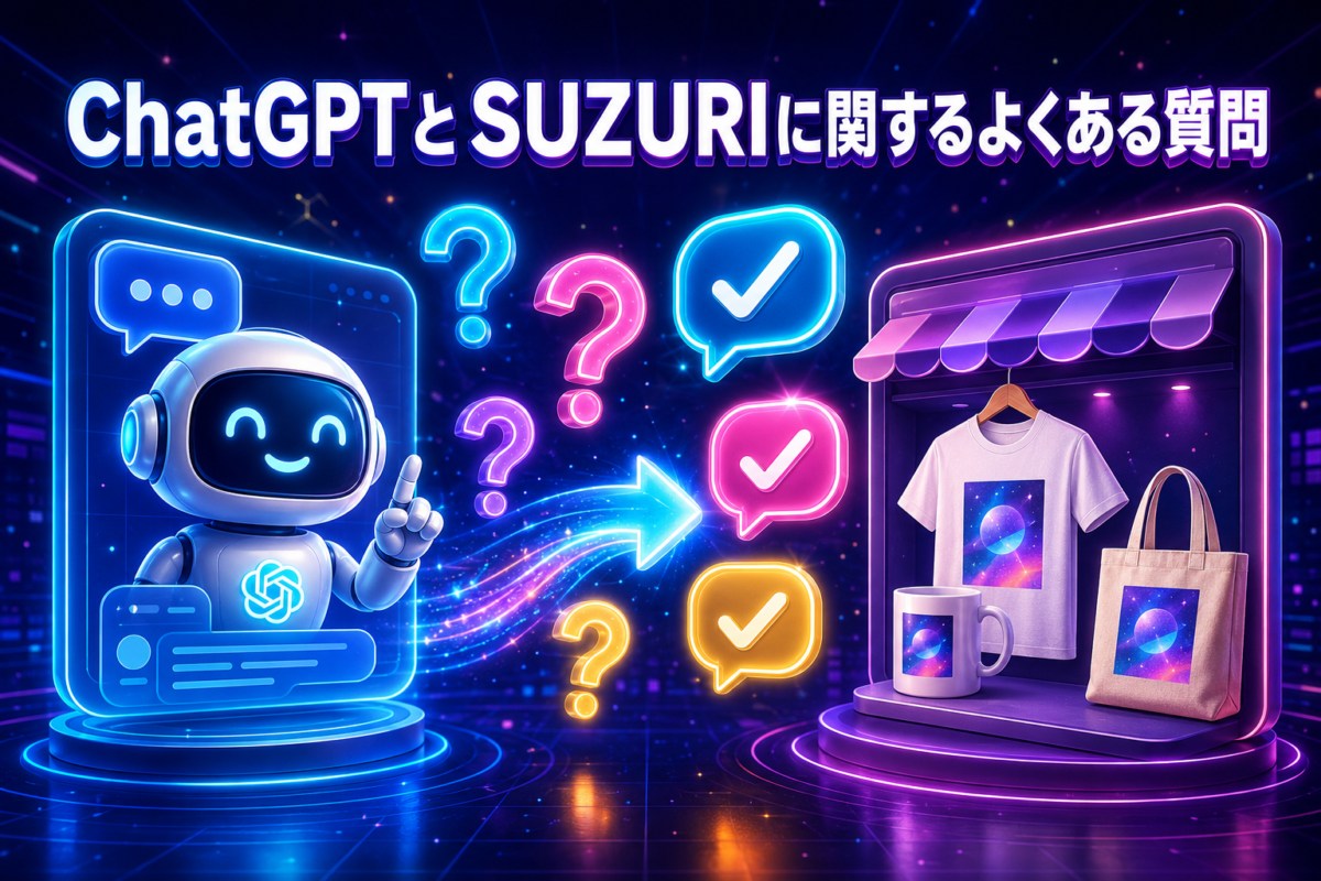 ChatGPTを活用したSUZURIの商品作成や販売に関するよくある質問