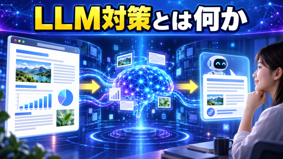 Webサイトの記事をAIが理解して読者への回答に活用するLLM対策の仕組み